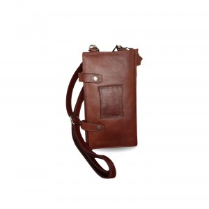 Bolso monedero porta movil piel "OPORTO"
