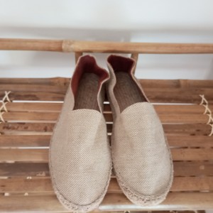 Alpargatas de tela de yute modelo ONS