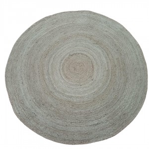 Alfombra de YUTE redonda de 120cm - NATURAL