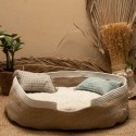 Cama de yute para Mascotas con colchón