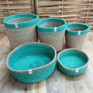 Conjunt de jute en gris, burdeos o verd menta