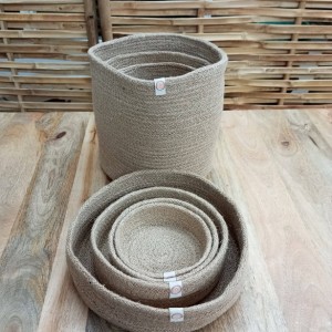 Conjunt de jute en Natural