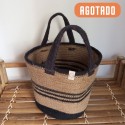 Conjunto de 3 Cestas de yute VIENA Natural
