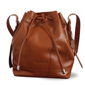 Bolso bombonera de piel bovina "LYON"